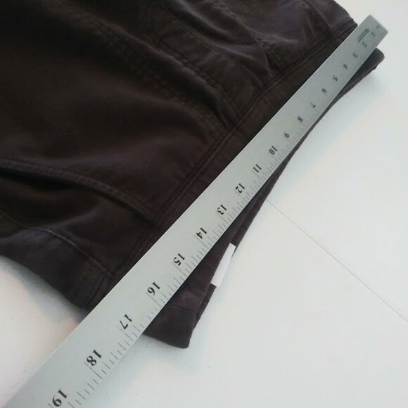 Denim&CO Women's size M Brown Cargo pants - Picture 7 of 13